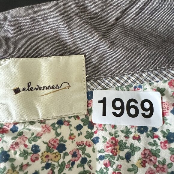 🟣 Elevenses Womens Wide Leg Gray Trouser Career Slacks Pants Size 10 - Picture 9 of 11